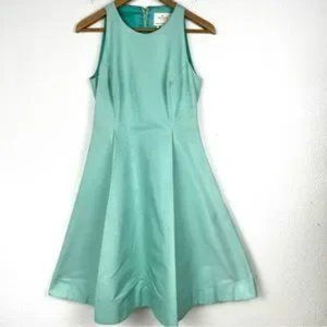 Beautiful Tiffany Blue Kate Spade fit and flare silk blend size 6 dress
